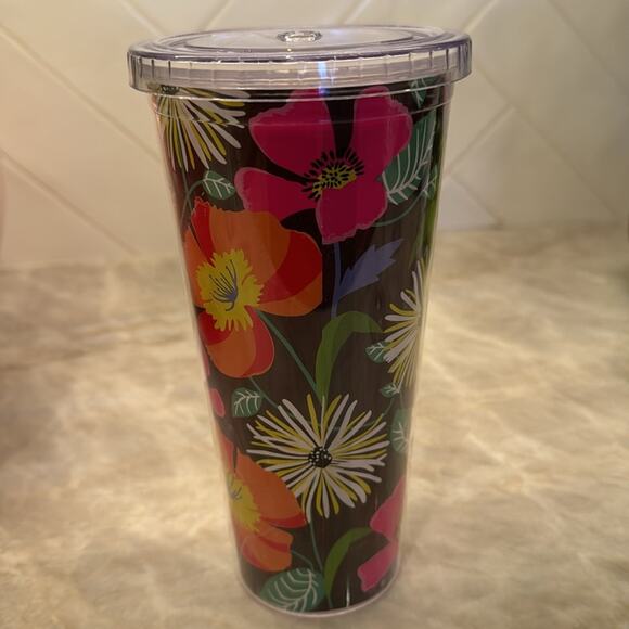 Vera Bradley Double Wall Tumbler with lid - Picture 5 of 5